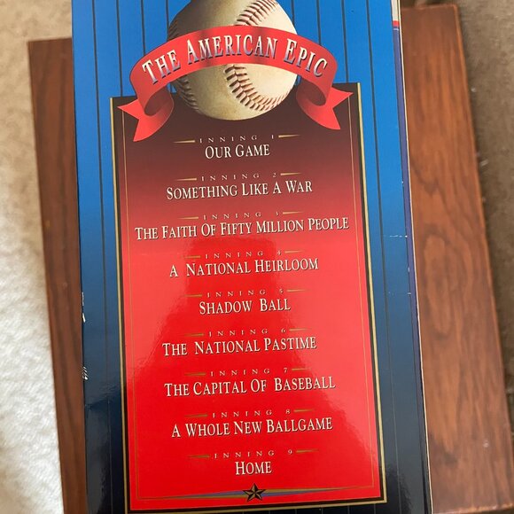 Baseball: A Film by Ken Burns 9 VHS Box Set Collector 1840-1980 PBS Home Videos - Picture 2 of 4